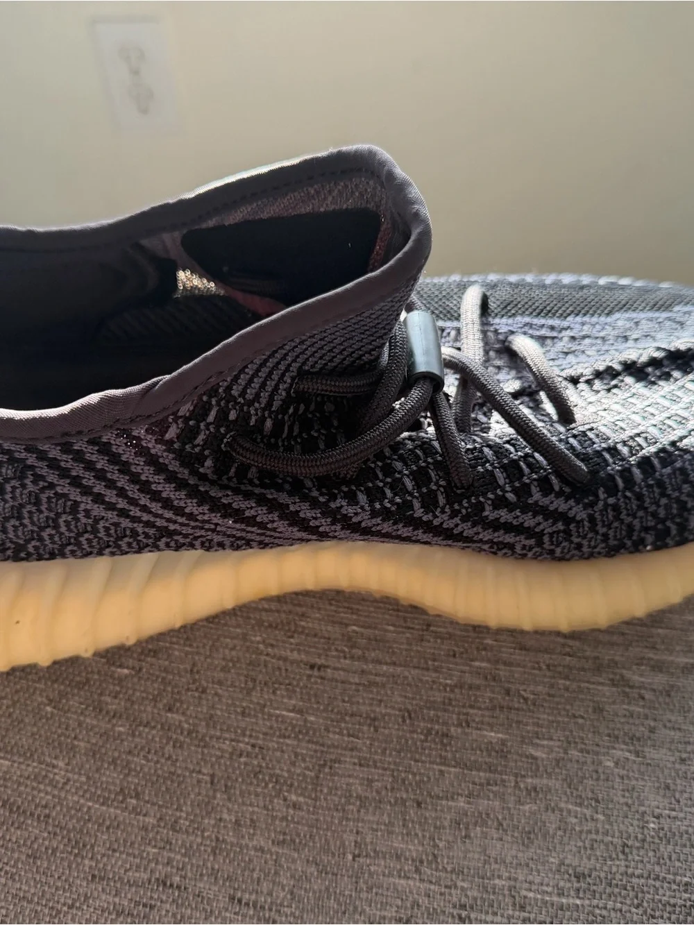 Yeezy Boost 350 V2 Black with Yellow Gum Sole
